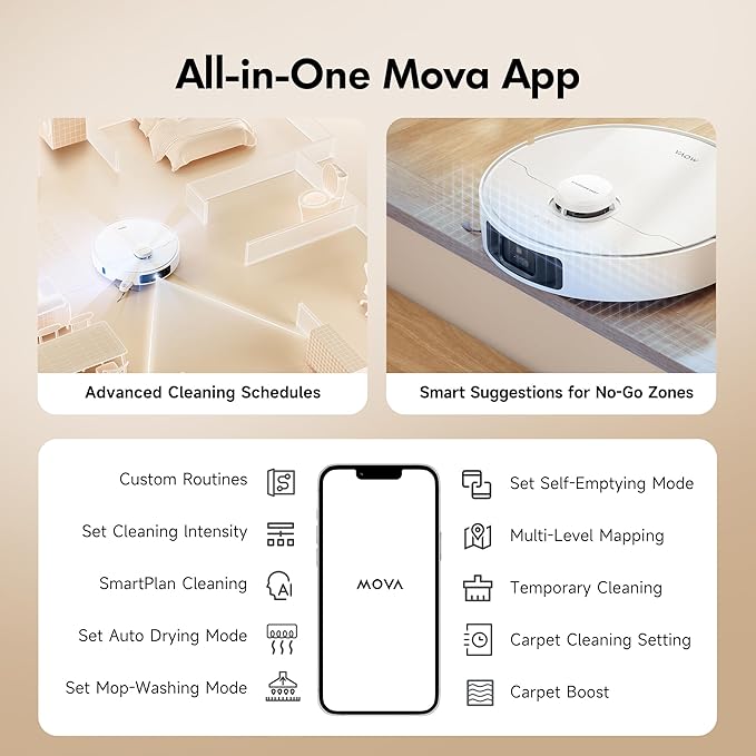 Mova P10 Pro Ultra Robot Vacuum and Mop